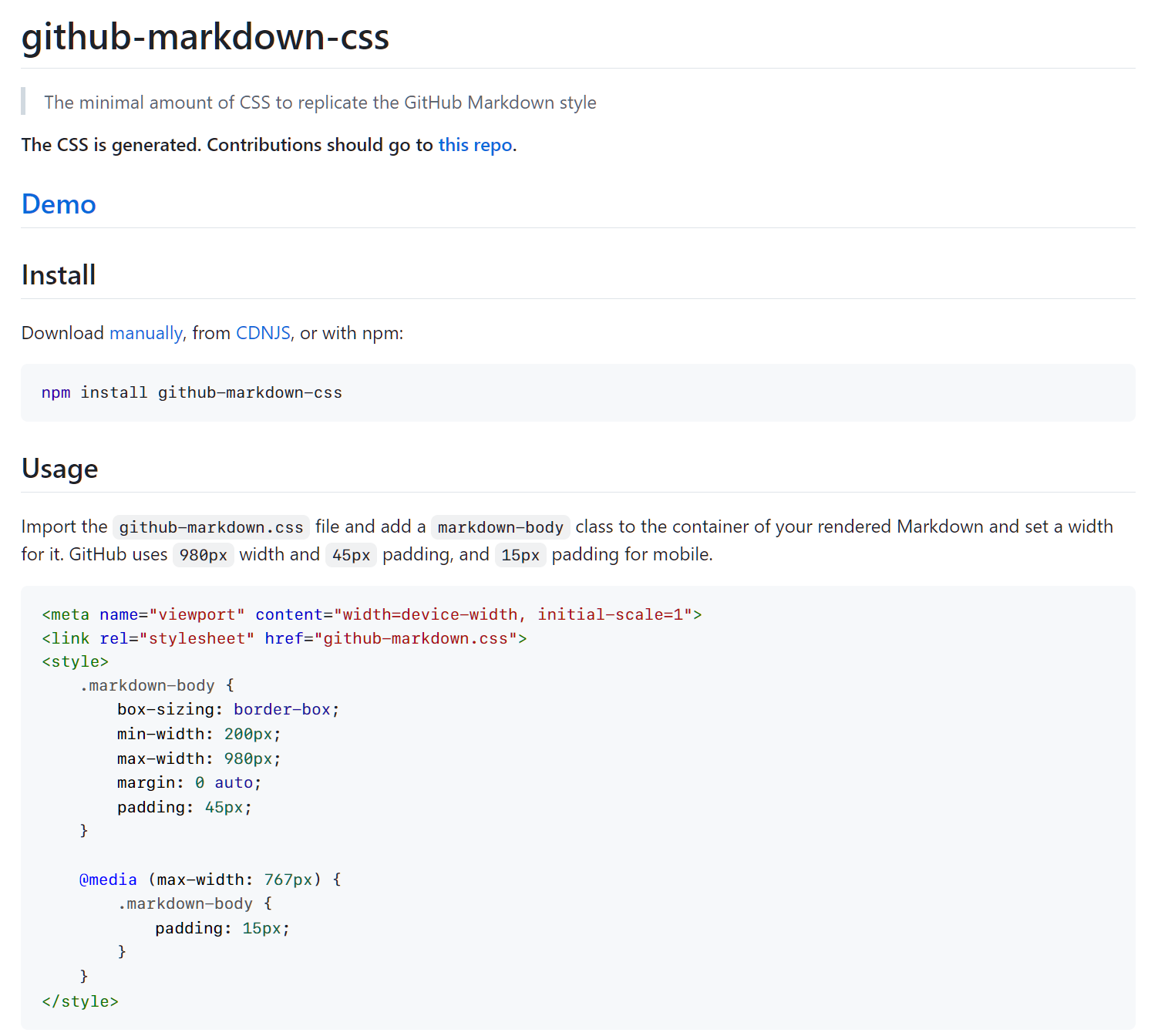 🎨 Github 风格 Markdown 模板分享 | 尘心